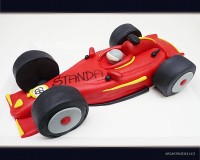 Marcipánový modelovaný 3D dort.