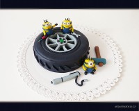 Marcipánový 3D dort s marcipánovou modelací. 
Váha dortu od 1,2kg.
